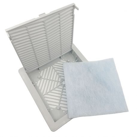 Grille de ventilation avec filtre amovible 210x210mm IP54 pour coffret/armoire électrique