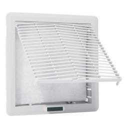 Grille de ventilation avec filtre amovible 210x210mm IP54 pour coffret/armoire électrique