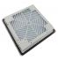 Grille de ventilation avec filtre amovible 210x210mm IP54 pour coffret/armoire électrique