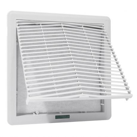 Grille de ventilation avec filtre amovible 325x325mm IP54 pour coffret/armoire électrique Grille de ventilation avec filtre amovible 325x325mm IP54 pour coffret/armoire électrique