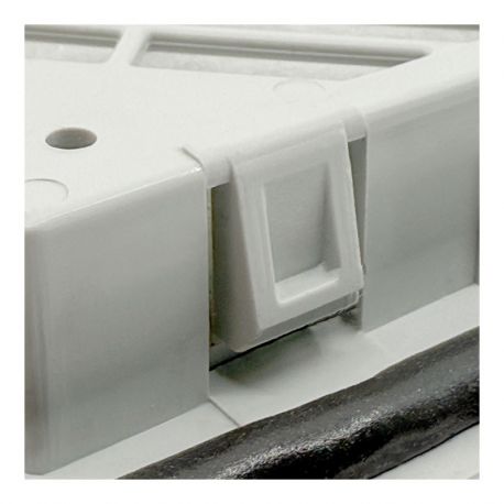 Grille de ventilation avec filtre amovible 325x325mm IP54 pour coffret/armoire électrique