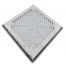 Grille de ventilation avec filtre amovible 325x325mm IP54 pour coffret/armoire électrique