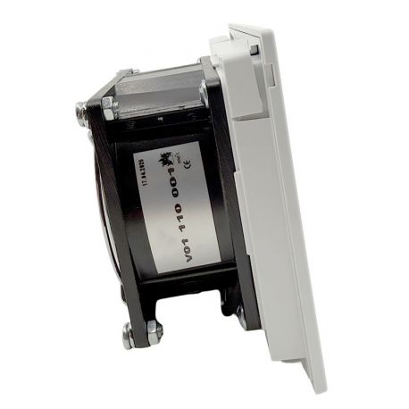 Ventilateur d'armoire électrique 230V avec grille 110X110 - débit d'air 34m3/h | 43m3/h