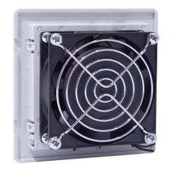 Ventilateur d'armoire électrique 230V avec grille 110X110 - débit d'air 34m3/h | 43m3/h