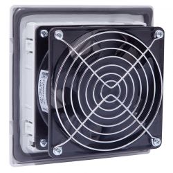 Ventilateur d'armoire électrique 230V avec grille 160X160 - débit d'air 130m3/h | 163m3/h
