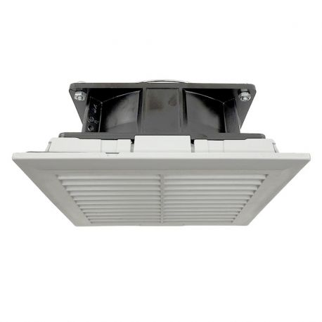 Ventilateur d'armoire électrique 230V avec grille 160X160 - débit d'air 130m3/h | 163m3/h