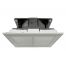Ventilateur d'armoire électrique 230V avec grille 160X160 - débit d'air 130m3/h | 163m3/h