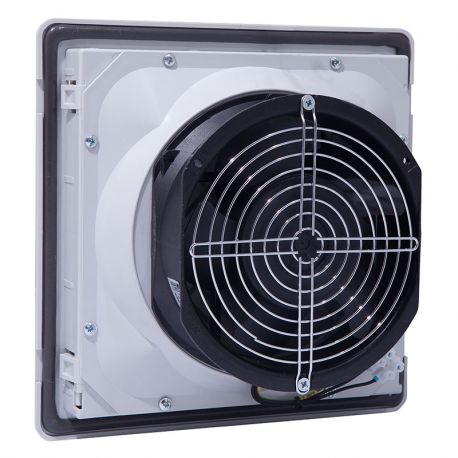 Ventilateur d'armoire électrique 230V avec grille 260X260 - débit d'air 285m3/h | 350m3/h Ventilateur d'armoire électrique 230V avec grille 260X260 - débit d'air 285m3/h | 350m3/h