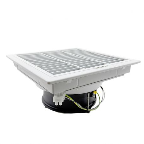 Ventilateur d'armoire électrique 230V avec grille 260X260 - débit d'air 285m3/h | 350m3/h