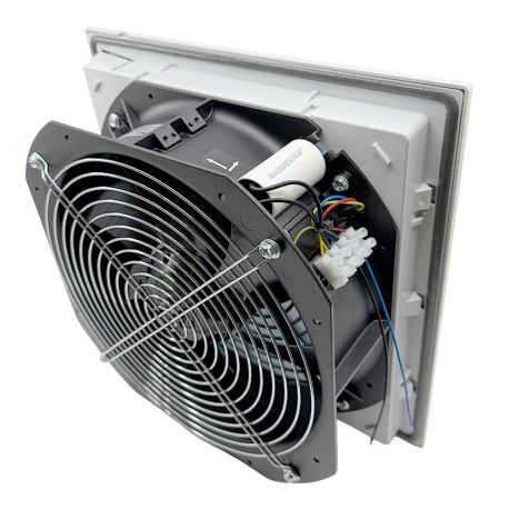 Ventilateur d'armoire électrique 230V avec grille 280X280 - débit d'air 1533m3/h | 1917m3/h