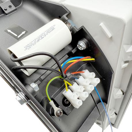 Ventilateur d'armoire électrique 230V avec grille 280X280 - débit d'air 1533m3/h | 1917m3/h