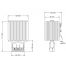 Résistance de chauffage PH 45W 110-250V AC/DC - non ventilé - Fixation Rail Din