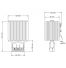 Résistance de chauffage PH 60W 110-250V AC/DC - non ventilé - Fixation Rail Din