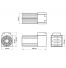 Résistance de chauffage PH 250W 110-250V AC/DC - ventilé - Fixation Rail Din