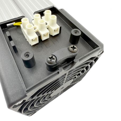 Résistance de chauffage PH 400W 110-250V AC/DC - ventilé - Fixation Rail Din