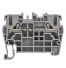 Borne de jonction à ressort 4mm² - pas 6mm - grise - type PushFit - IMO