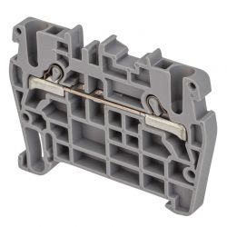 Borne de jonction à ressort 4mm² - pas 6mm - grise - type PushFit - IMO