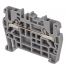 Borne de jonction à ressort 4mm² - pas 6mm - grise - type PushFit - IMO