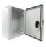 Coffret électrique ABS 280x210x130 étanche IP65 - Porte pleine - avec plaque de fond
