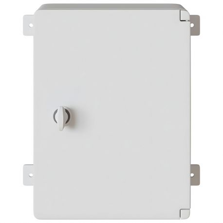 Coffret électrique ABS 330x250x130 étanche IP65 - Porte pleine - avec plaque de fond