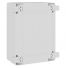 Coffret électrique ABS 400x300x195 étanche IP65 - Porte pleine - avec plaque de fond