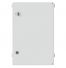 Coffret électrique ABS 600x400x200 étanche IP65 - Porte pleine - avec plaque de fond