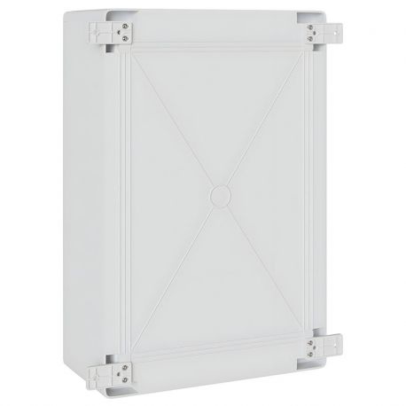 Coffret électrique ABS 600x400x200 étanche IP65 - Porte pleine - avec plaque de fond