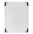 Coffret électrique ABS 500x400x175 étanche IP65 - Porte transparente - avec plaque de fond
