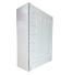 Coffret électrique ABS 600x500x220 étanche IP65 - Porte transparente - avec plaque de fond