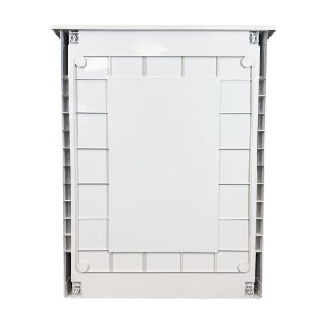 Coffret électrique ABS avec rebord 800x600x265 - IP65 - Porte pleine - avec plaque de fond