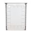 Coffret électrique ABS avec rebord 800x600x265 - IP65 - Porte pleine - avec plaque de fond