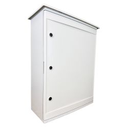 Coffret électrique ABS avec rebord 800x600x265 - IP65 - Porte pleine - avec plaque de fond