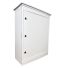 Coffret électrique ABS avec rebord 800x600x265 - IP65 - Porte pleine - avec plaque de fond
