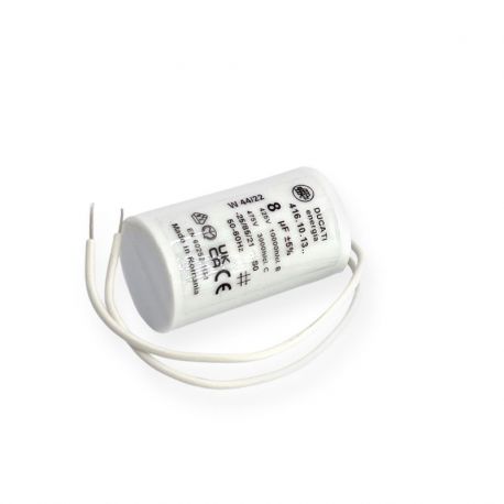 Condensateur permanent 8µF moteur MMP63K4 0,12KW 1500TM 230V - ALMO Condensateur permanent 8µF moteur MMP63K4 0,12KW 1500TM 230V - ALMO