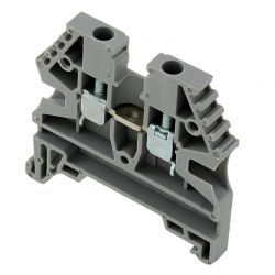 Borne de jonction à vis 2,5mm² - pas 5mm - grise - IMO