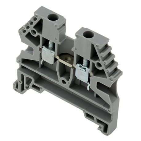 Borne de jonction à vis 2,5mm² - pas 5mm - grise - IMO Borne de jonction à vis 2,5mm² - pas 5mm - grise - IMO