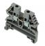 Borne de jonction à vis 2,5mm² - pas 5mm - grise - IMO