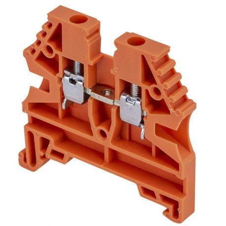 Borne de jonction à vis 2,5mm² - pas 5mm - orange- IMO Borne de jonction à vis 2,5mm² - pas 5mm - orange- IMO