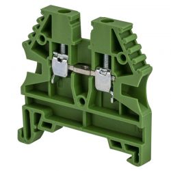 Borne de jonction à vis 2,5mm² - pas 5mm - verte - IMO