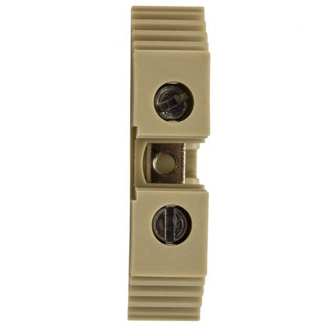 Borne de jonction à vis 10mm² - pas 10mm - beige - IMO