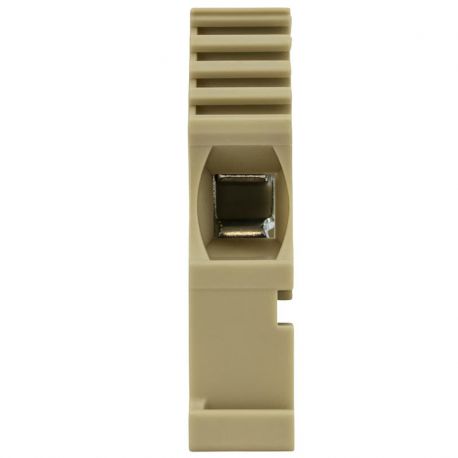 Borne de jonction à vis 10mm² - pas 10mm - beige - IMO