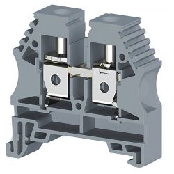 Borne de jonction à vis 10mm² - pas 10mm - grise - IMO