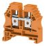 Borne de jonction à vis 10mm² - pas 10mm - orange - IMO