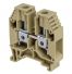 Borne de jonction à vis 16mm² - pas 12mm - beige - IMO