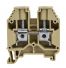 Borne de jonction à vis 16mm² - pas 12mm - beige - IMO