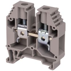 Borne de jonction à vis 16mm² - pas 12mm - grise - IMO