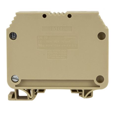 Borne de jonction à vis 70 mm2 beige - IMO