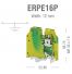 Borne de jonction à vis de terre 16mm² - pas 12mm - vert/jaune - IMO
