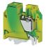 Borne de jonction à vis de terre 35mm² - pas 16mm - vert/jaune - IMO