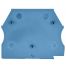 Plaque d'extrémité bleue pour borne à vis 2,5 à 10mm² - IMO